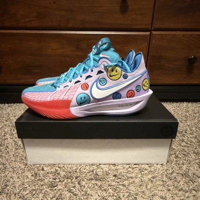 Nike Jewell Loyd Air Zoom GT Cut 3 Justice Smiley Face Blue Red Purple Yellow