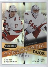 2022 Synergy Synergistic Duos Star-Rookie Andrei Svechnikov Pyotr Kochetkov 5b7