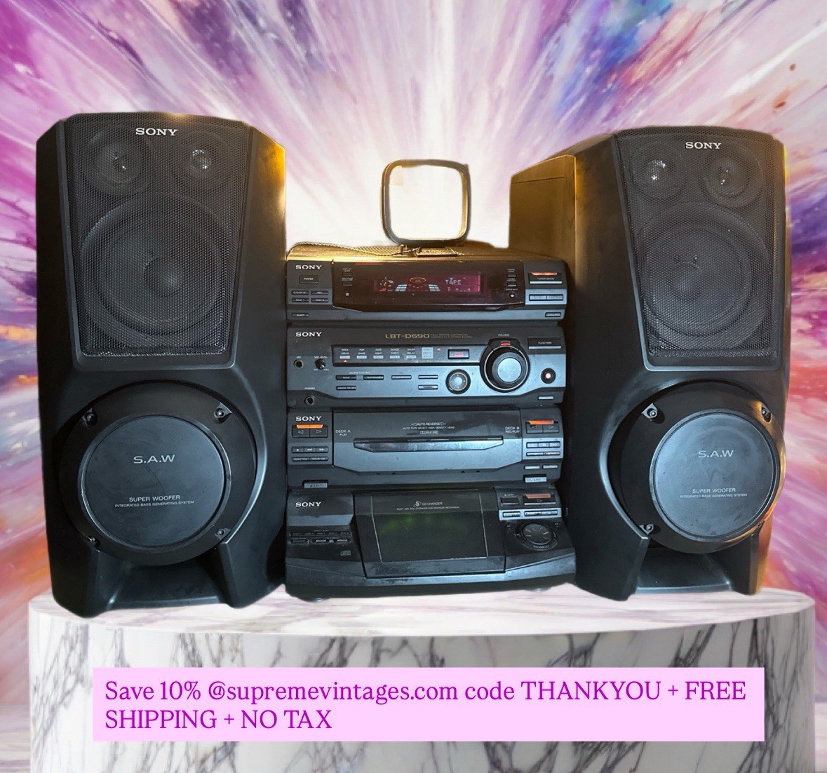 Sony Best Vintage Loudspeakers Vintage Sony SS-U531AV 3-Way