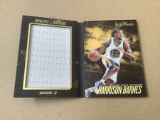 2015-16 PANINI PREFERRED HARRISON BARNES NBA FINALS GAME JERSEY BOOKLET 13/99