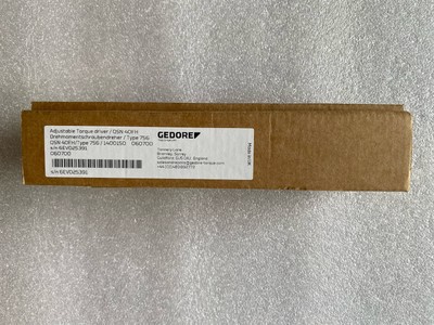 Gedore 7718050 Torque screwdriver S 1/4'' 24-120 cNm. rand new