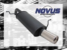 NOVUS Sportauspuff Gruppe N ESD 1x 76mm für FORD FIESTA MK7 Typ JA8