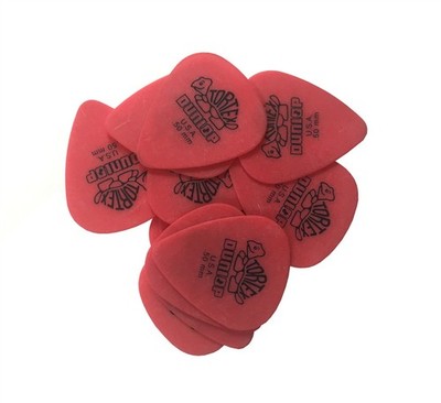 Dunlop Guitar Picks Tortex 12 Pack .50mm Light Red (418.P50)