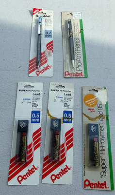 New Pentel Graphlet & Pro/AM P225 Mechanical Pencils and Leads