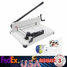 Professional Paper Trimmer Office Manual Guillotine A4 Papers Cutter Heavy Duty