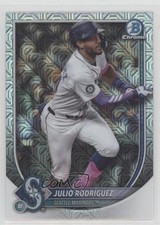 2025 Bowman Chrome Mega Box Mojo Refractor Julio Rodriguez Rodríguez #66 19b1