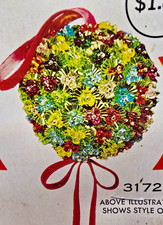 Walco 3172 TRI-BEAD TANTALIZER Mult Color Vtg Sequin Bead Christmas Ornament KIT