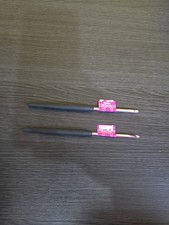 New lot of 2 Susan Bates Aluminum Crochet Hook Size 6, 4.00mm Ergonomic Handle