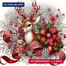 Christmas Diamond Art Kits for Adults, 5D Diamond Painting Kits