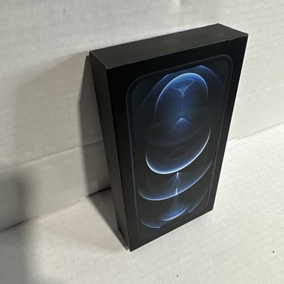 iPhone 12 Pro Max Pacific Blue 256gb BOX Only No Accessories | eBay