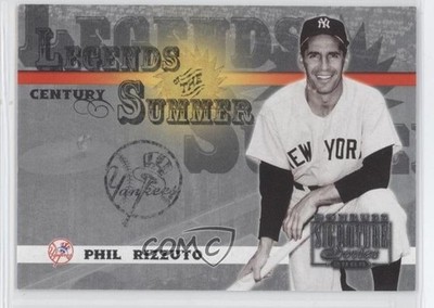 2003 Donruss Signature Series Century Silver 76/100 Phil Rizzuto #LS-34 HOF 9ap