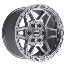 1 Dropstars Trail Series 20x9 5X5.00 / 5X5.50 -12 602MS Machined and Silver Whee
