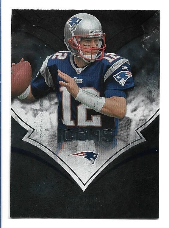 Tom Brady 2008 Upper Deck Icons Silver Foil #58 - New England Patriots