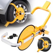 Wegfahrsperre Parkkralle Auto Diebstahlsicherung Stahl Anhänger PKW Radkralle DE