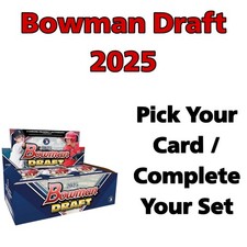 2025 Bowman Draft BASE CHROME #1-200 Pick Your Card / Complete Your Set