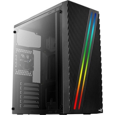 Aerocool Streak Midi Tower RGB Seitenfenster Acryl Window
