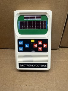 Mattel Electronic Football Handheld Game Retro Lights Sound | W / Fresh Battery