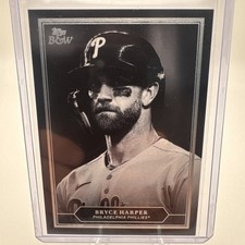 2025 Topps Black & White - Prized Portraits Bryce Harper #PP4