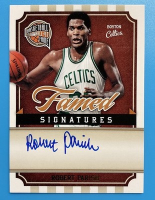 2010 Panini Basketball Hall of Fame Famed Signatures Robert Parish Auto /499