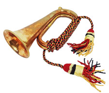 Bugle Tuneable Brass  Copper Blowing Bugle Military Retro Cavalry Horn And Rope