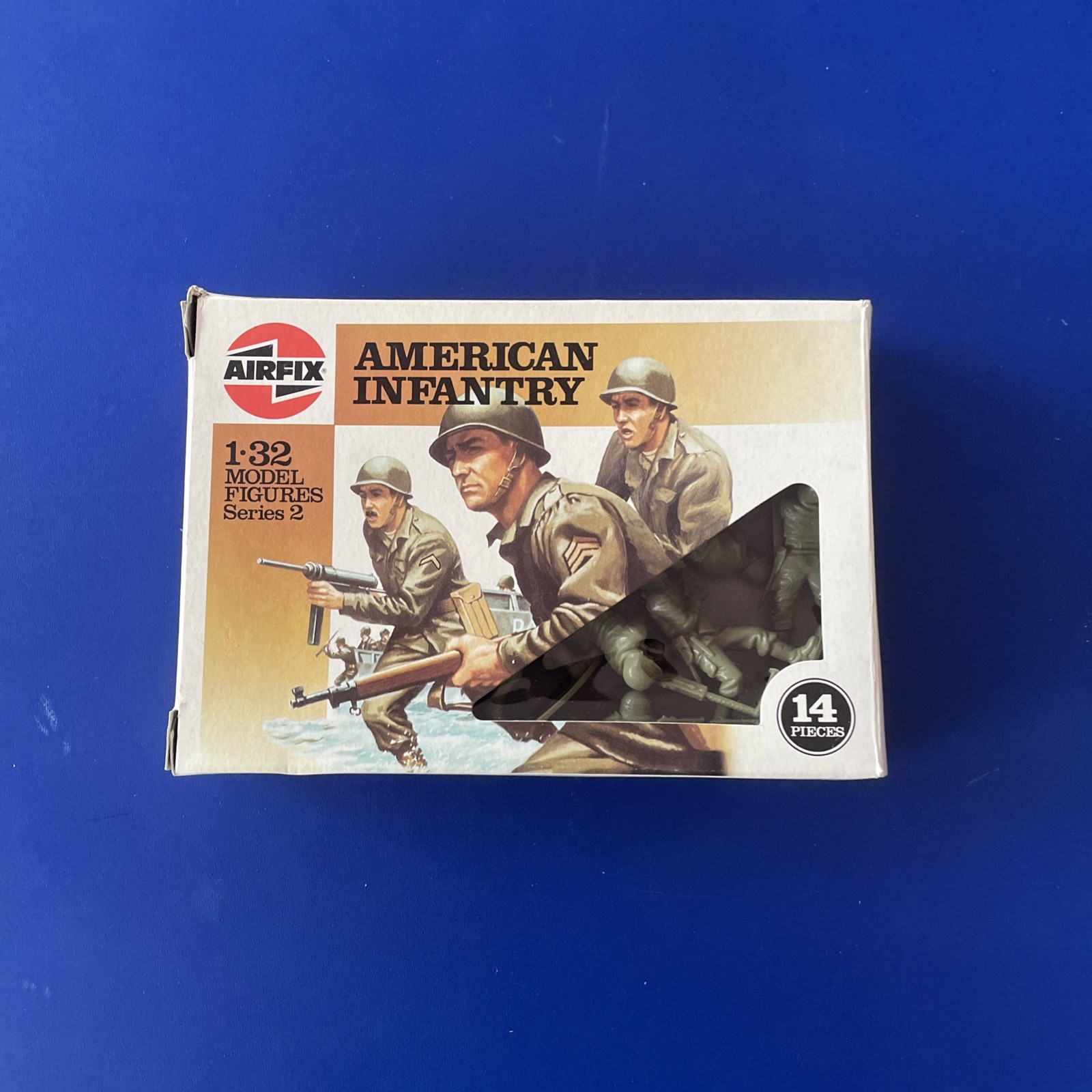 Airfix Toy Soldiers Boxed American Infantry WW2 1/32 Scale. Excellent condition