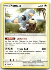 Komala 114/145 Uncommon Guardians Rising Pokemon Near Mint