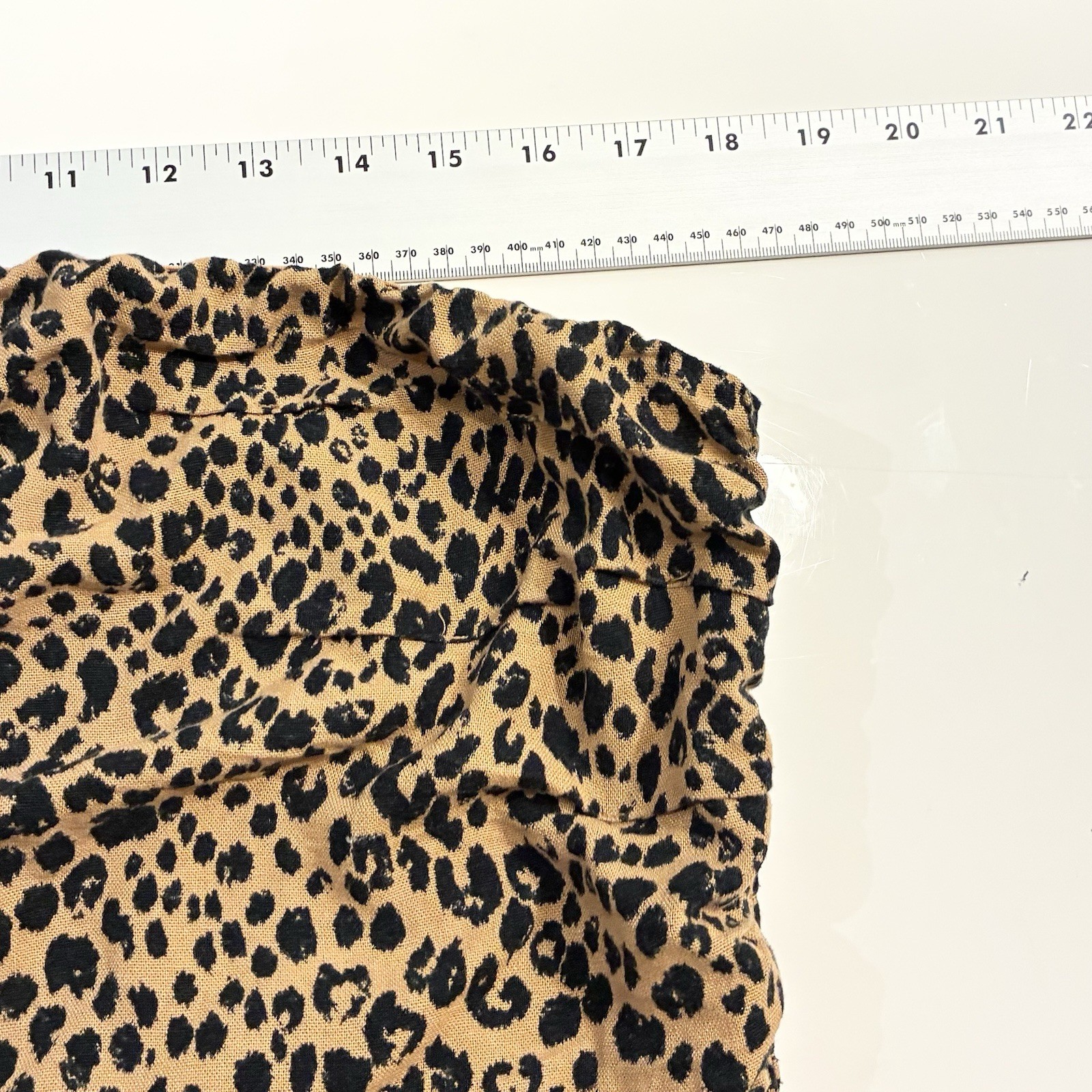 Universal Thread Animal Printed Strapless Linen M… - image 6