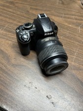 Nikon D3100 Camera 18-55mm For Parts Or Repair
