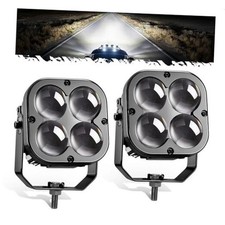 4 Inch 180W LED Pods Light with White DRL, 26000LM Off Road Driving Light