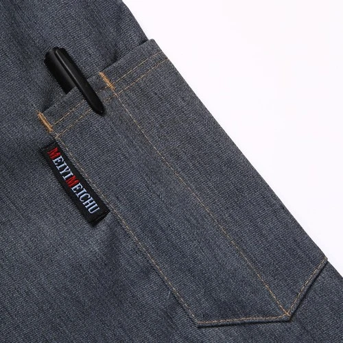 US YiZYiF Unisex Men Short Sleeve Chef Jacket Chef Coat Hotel Restaurant Canteen image 5