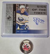 2024-25 SP Authentic J.J. Peterka Retro Sign of the Times Auto #RSOTT-JP