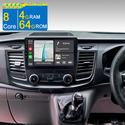 DAB+ Autoradio Android 15 Carplay GPS Nav 1Din Für Ford Transit Custom 2018-2023
