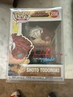 Funko Pop TODOROKI SIGNED Autograph My Hero Academia Auto In Person Authentic