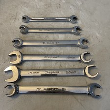 Snap-on 6pc Flare Nut Line Wrench Set Metric 21-17 15-13 9 11mm Rxfms Rxsm Rxm