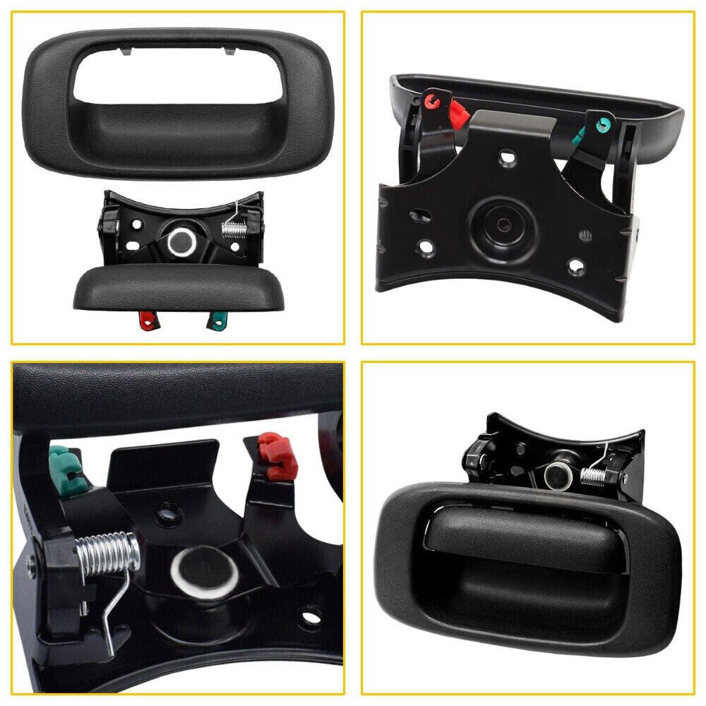 Tailgate Handle Assembly w/ Bezel Fits 1999-2007 Chevrolet Silverado 1500 4.8L