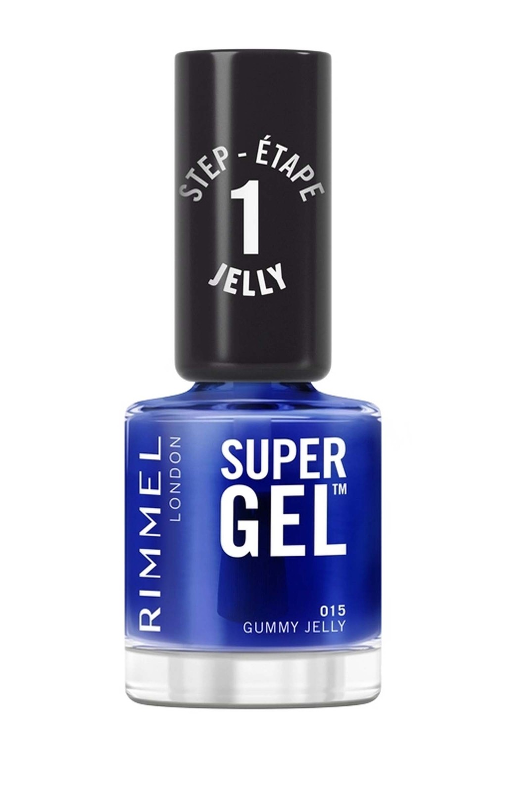 Rimmel London Super Gel Nail Polish Long Lasting STEP1 12ml Gummy Jelly #015