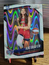 2025 Panini Prizm WNBA - Kiki Iriafen Variation #149 - White Seismic Prizm (RC)