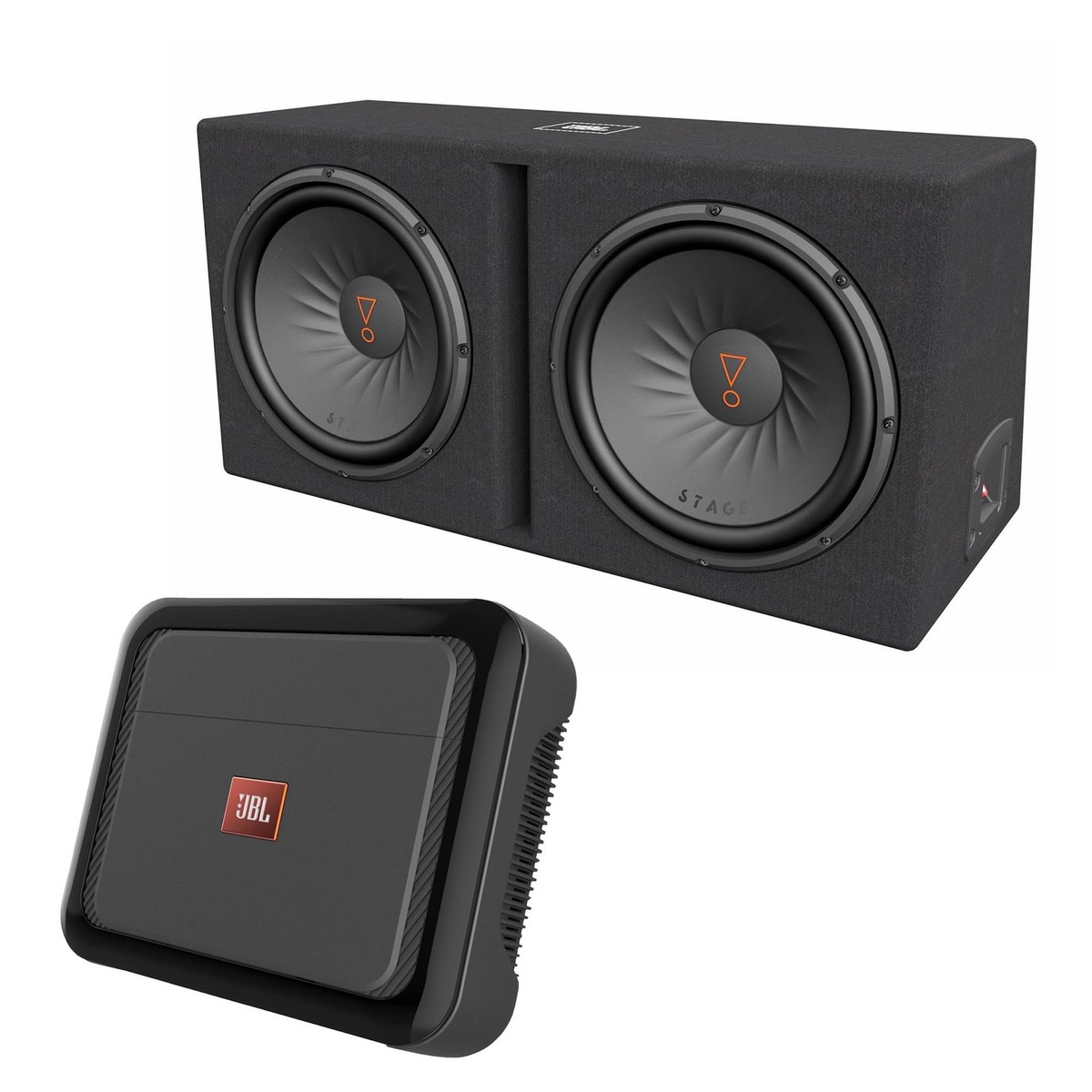 Stinger 12 Inch Subwoofers With Box And Amp Stinger 12 Inch