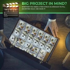 200PCS Prop Fake Looks Best Toys Money For Pretend Play Music Birthday Party NEW