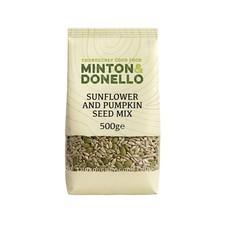 Minton & Donello Sunflower & Pumpkin Seed Mix 500g – Natural (Pack of 1) 12.70 per kilo