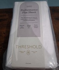 QueenPerformance Flat Sheet - 100% cotton - 4...