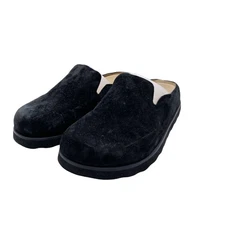 Vince Women's Carmel Black Suede Slip On Clogs Size 5.5M