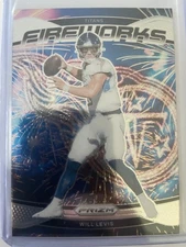 2024 Panini Prizm - Fireworks Will Levis #4 Silver Prizm Tennessee Titans