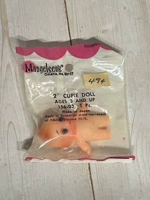 Vintage Kewpie Cupie Angel Wings Doll 2'' Blonde Hair Mangelsens Japan
