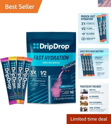 Hydration Packets -  Electrolyte Mix - 16 Single Serves