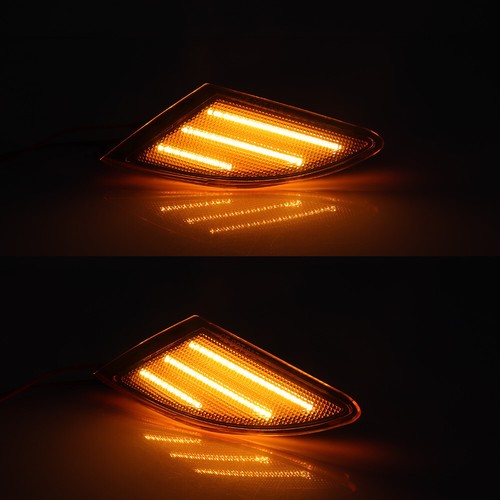 FOR MERCEDES BENZ R251 R320 R350 R500 W251 SIDE MARKER AMBER LED LIGHT 2006-2010 - Foto 7 di 11