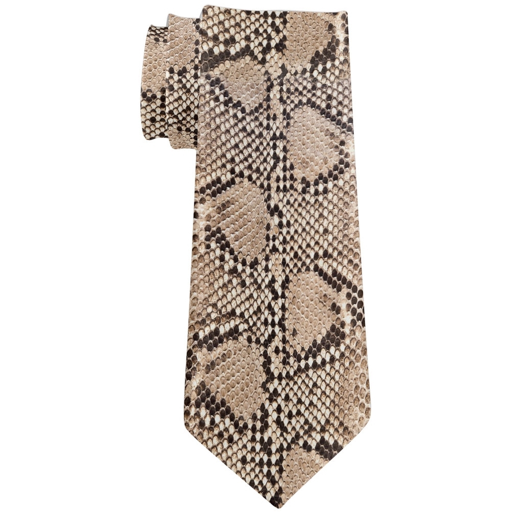 snake skin tie