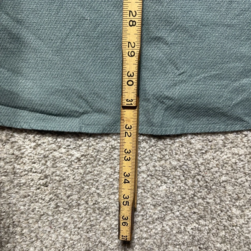 Camisa Studio Bill Blass Abotonada Para Hombre Extra Grande Verde Manga Corta Bolsillo Foto 4 de 4