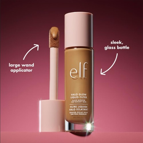 E.L.F. Halo Glow Filter Liquid Glow Booster für strahlende Haut 1,06 flüssige Unzen - Bild 6 von 8