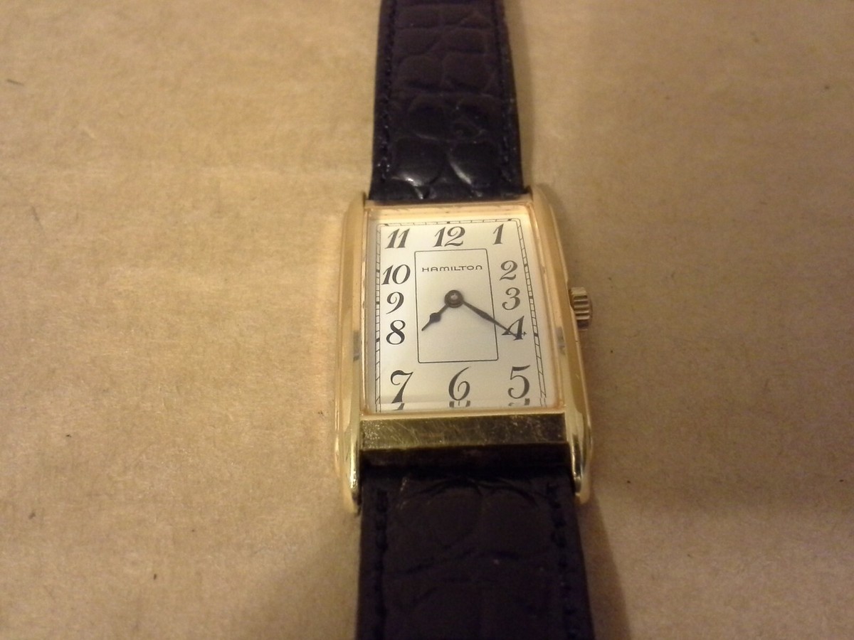 Hamilton 6160 Registered Edition 7 Jewels Quartz Movt Watch